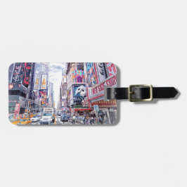 New York City NYC Travel Anpassade Namn Bagagebricka