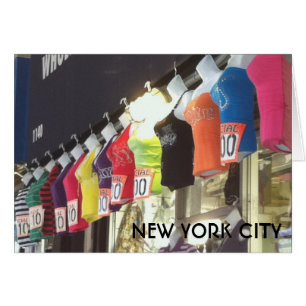 New York City NYC Wholesale District Clothing Sale Hälsningskort