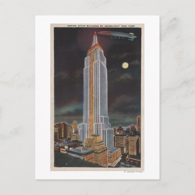 New York City, NYEmpire State Bldg in Vykort (Framsida)