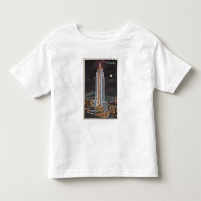 New York City NYEmpire statlig Bldg in T-shirt (Framsida)