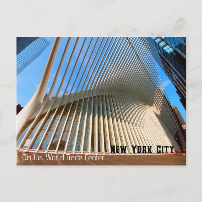 New York City - Oculus World Trade Center Vykort (Framsida)