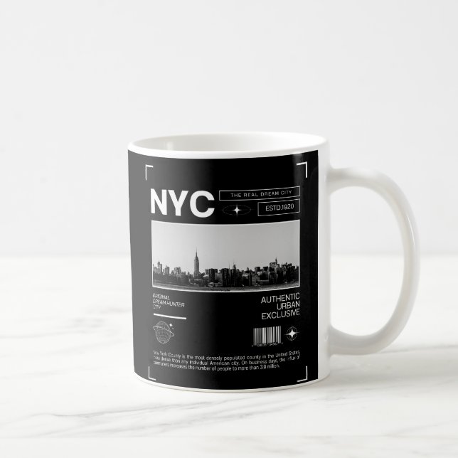 New York City of Dreams, Iconic Skyline Kaffemugg (Höger)