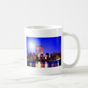 New York City på natten Kaffemugg