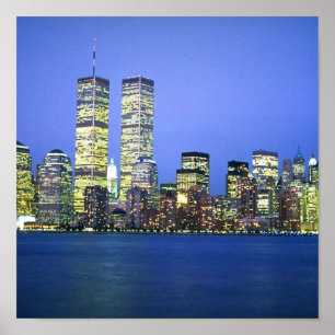 New York City på natten Poster