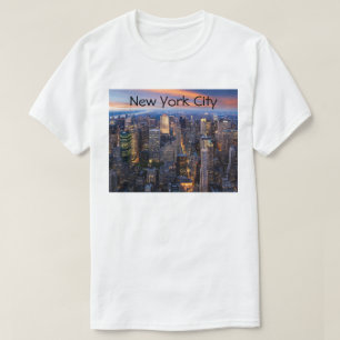New York City på natten. T-shirt