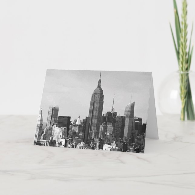 New York City Panorama Kort (Framsida)