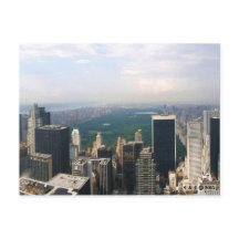 New York City Panoramic Skyline Postcard