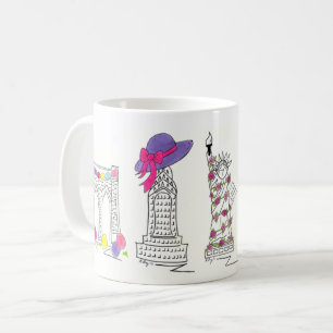 New York City Påsk Parad NYC Landmarks Mugg