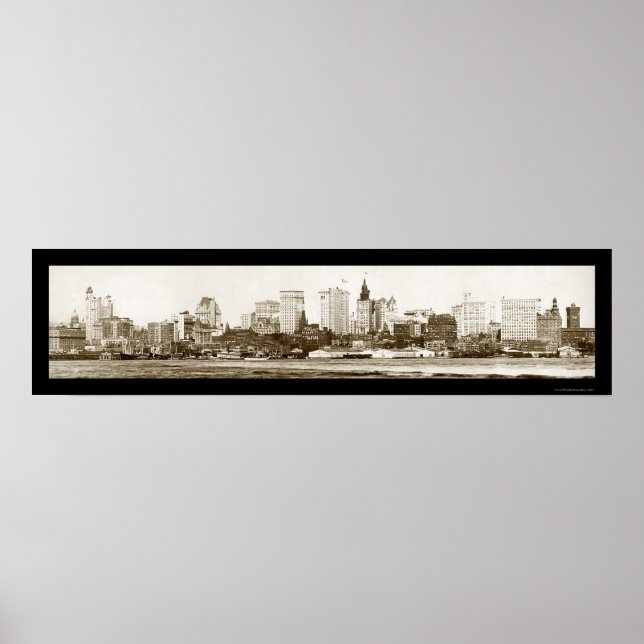 New York City Photo 1900 Poster (Framsidan)