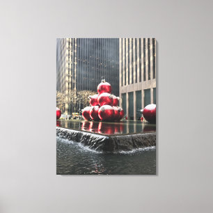 New York City Photography julvinter NYC Canvastryck