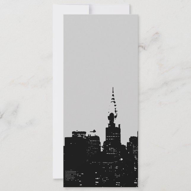 New York City Pop Art-inbjudan Inbjudningar (Framsida)