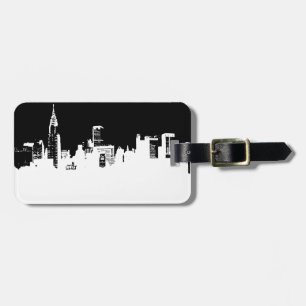 New York City Pop Art Luggage Tag Bagagebricka