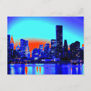 New York City Pop Art Postkort Vykort