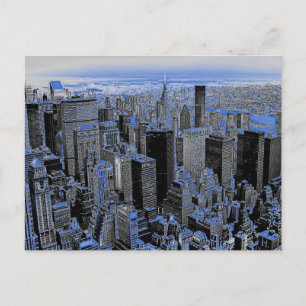 New York City Pop Art Postkort Vykort