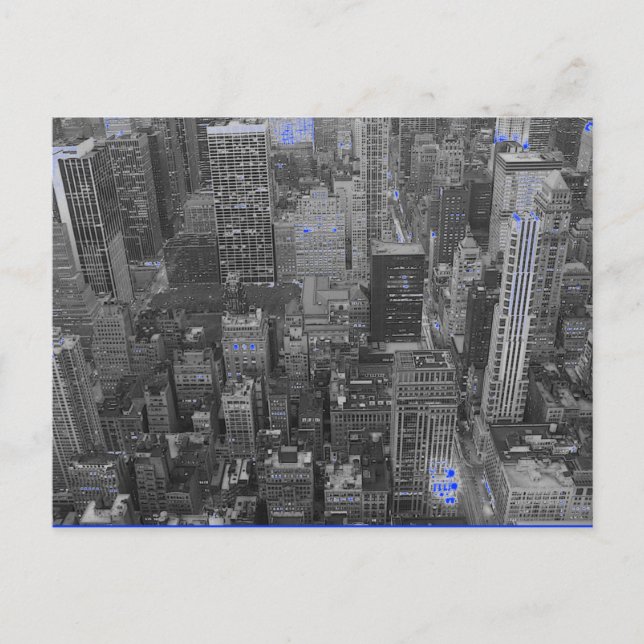 New York City Pop Art Postkort Vykort (Framsida)