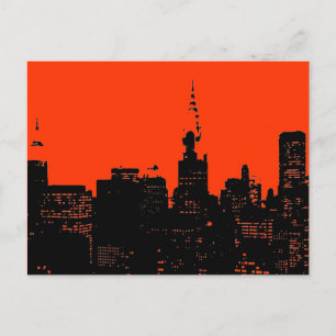 New York City Pop Art Postkort Vykort