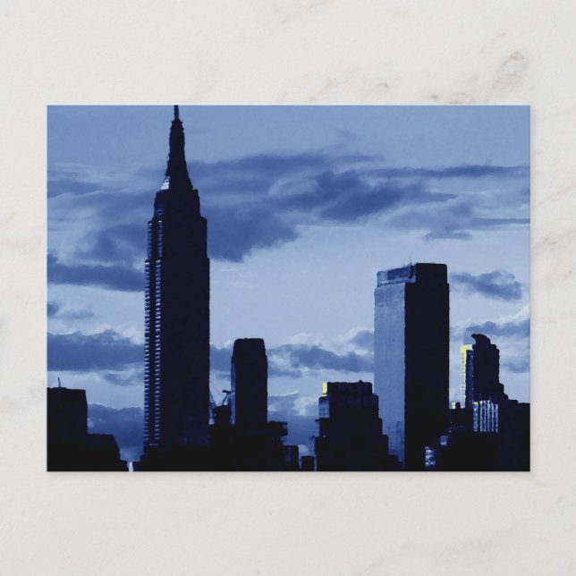New York City Pop Art Postkort Vykort (Framsida)