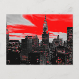 New York City Pop Art Postkort Vykort