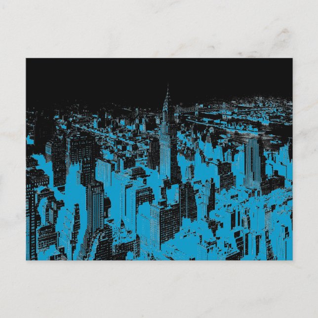 New York City Pop Art Postkort Vykort (Framsida)