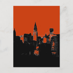 New York City Pop Art Postkort Vykort