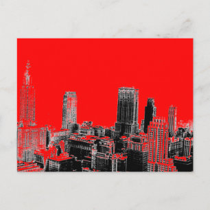 New York City Pop Art Postkort Vykort