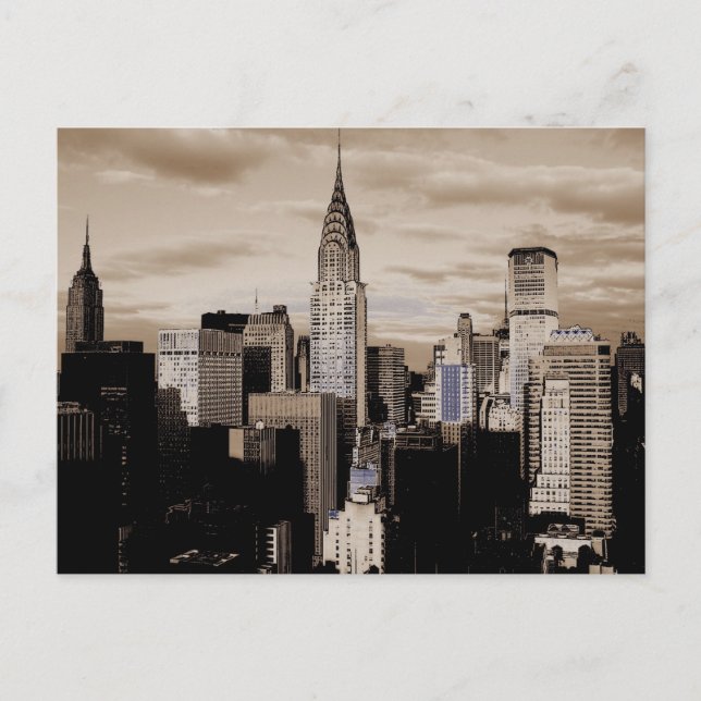New York City Pop Art Postkort Vykort (Framsida)
