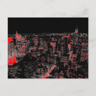 New York City Pop Art Postkort Vykort
