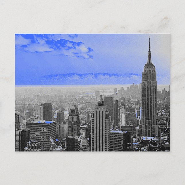 New York City Pop Art Postkort Vykort (Framsida)