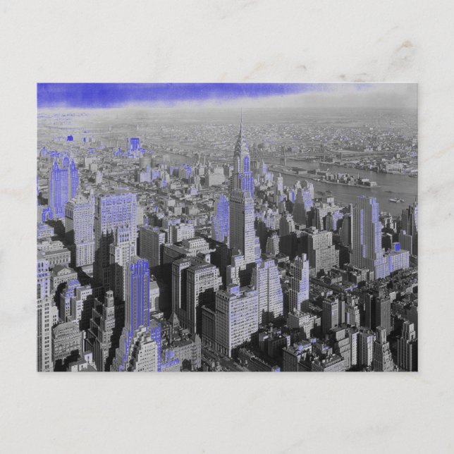 New York City Pop Art Postkort Vykort (Framsida)