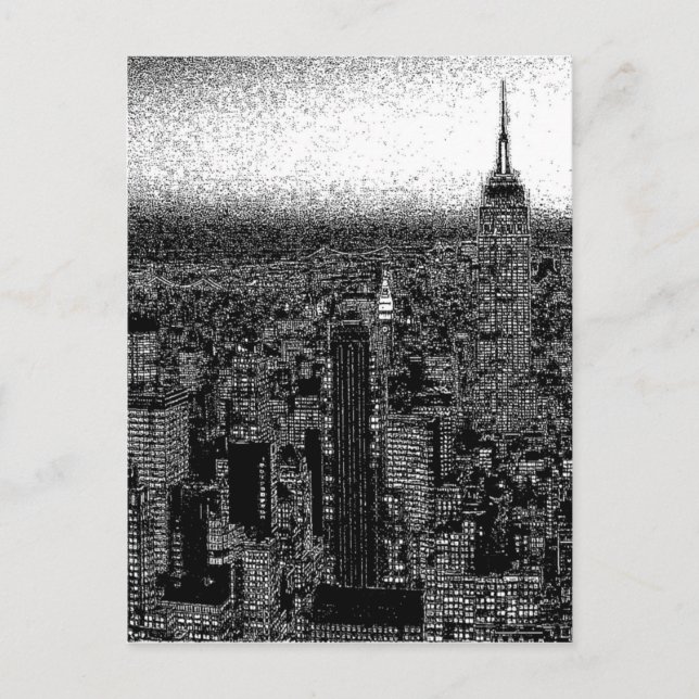 New York City Pop Art Vykort (Framsida)