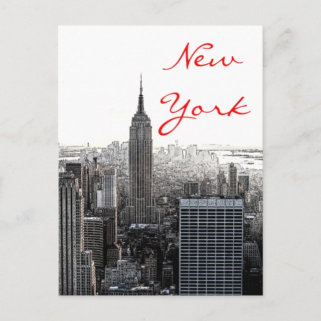 New York City Pop Art-vykort Vykort (Framsida)