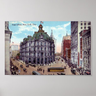 New York City, postkontor Poster