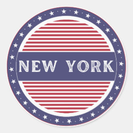 New York City Pride Emblem – American Identity Runt Klistermärke