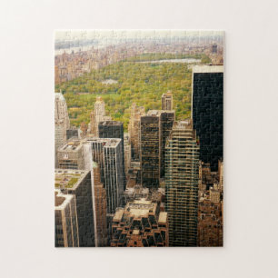 New York City pussel - Central Park och horisont