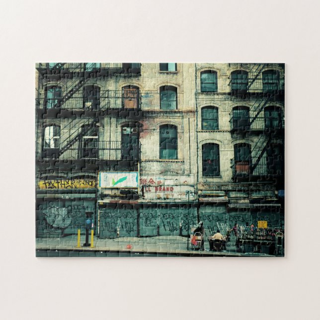 New York City pussel - Urban förfaller (Horisontell)