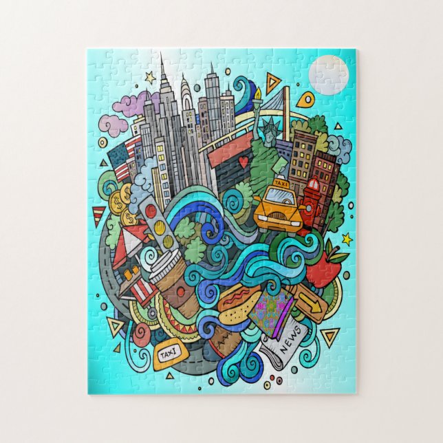 New York City Puzzle Pussel (Vertikal)