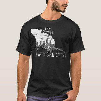 New York City Råtta Funny Joke Humor T Shirt