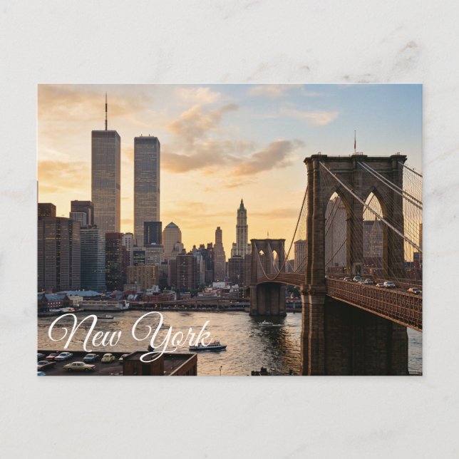 new york city resa vykort (Framsida)