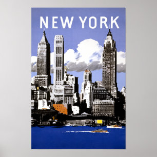 New York City-reseaffisch Poster
