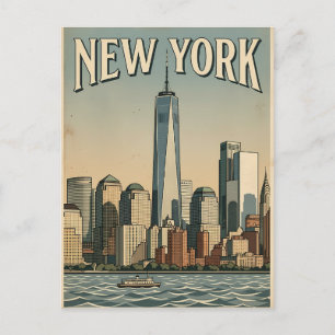New York City resebrevkort Vykort