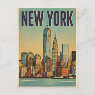 New York City resebrevkort Vykort