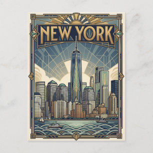 New York City resebrevkort Vykort