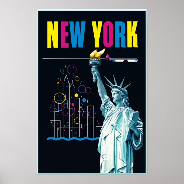 New York City-resemål Poster (Framsidan)