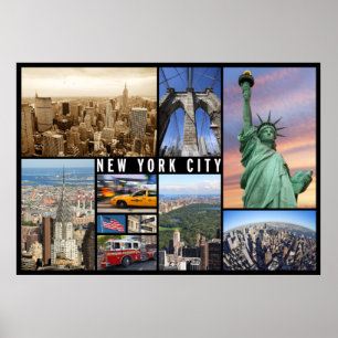 New York City reser affischen Poster