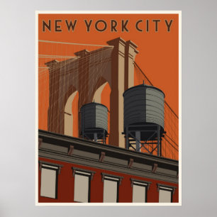 New York City reser affischen Poster