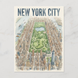 New York City-resor vykort