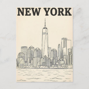New York City-resor vykort