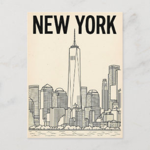 New York City-resor vykort