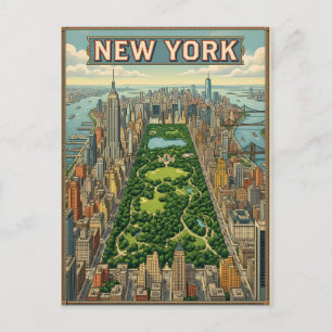 New York City-resor vykort
