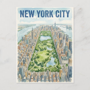 New York City-resor vykort